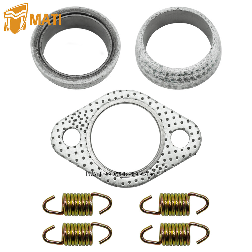 Exhaust Muffler Gasket Seal Spring Rebuild Kit for Polaris Ranger 400 425 500