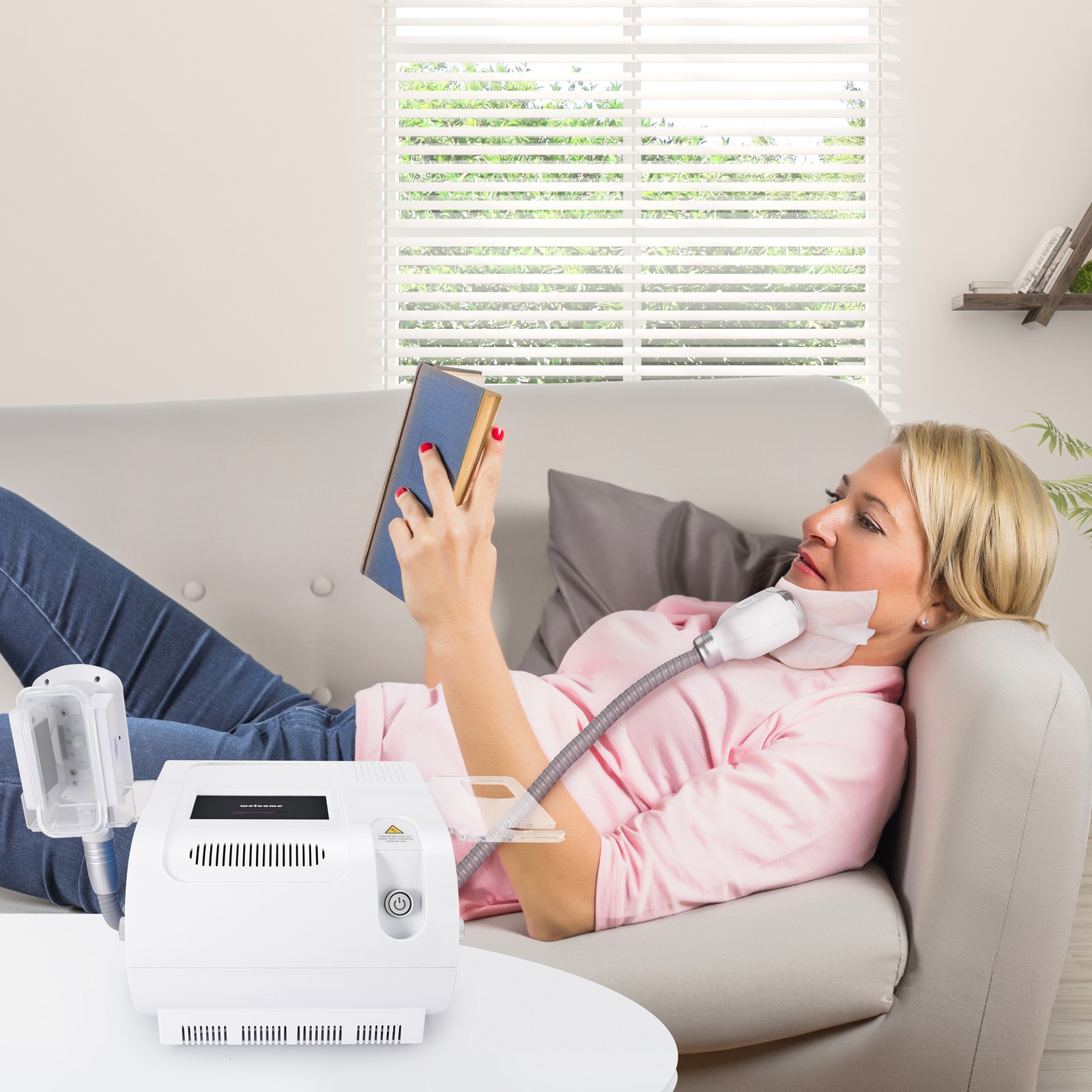 3 Handles Freezing Double Chin Removal Cool Therapy Body Massager Beauty Machine