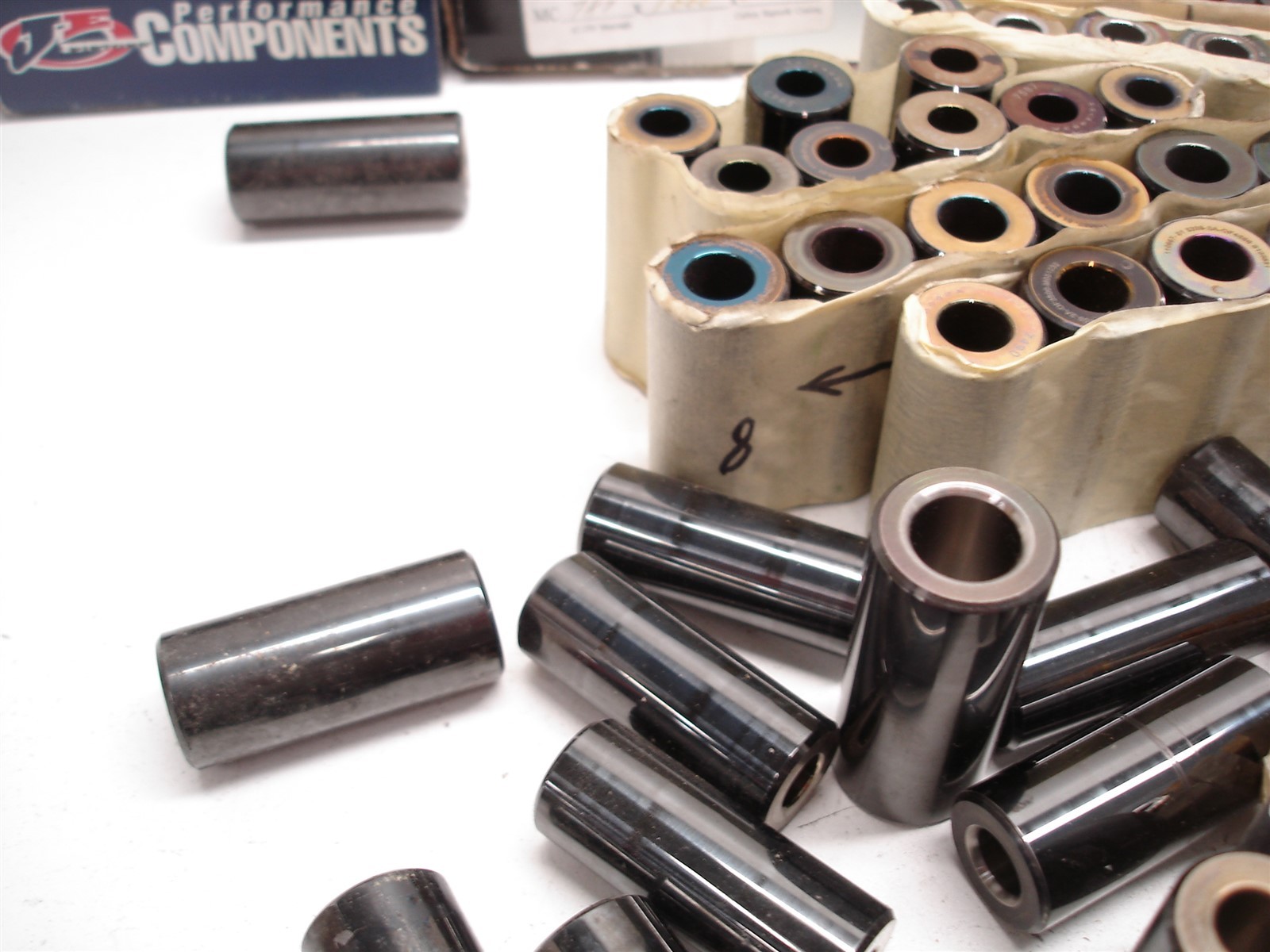 BULK 70pcs ASSORTED NASCAR CASIDIAM DLC COATED WRIST PINS .709" .787" .866"