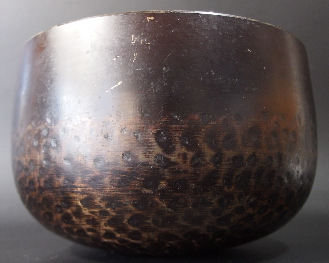 or25116 JAPANESE BUDDHIST SINGING BOWL ORIN GONG 18.1 cm /7.1 inch Width VINTAGE