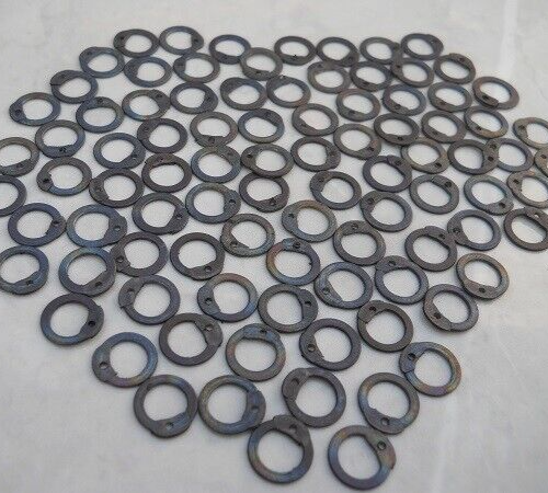 Titanium Jump Rings/ Flat riveted loose rings /medieval chainmail repair kit sca
