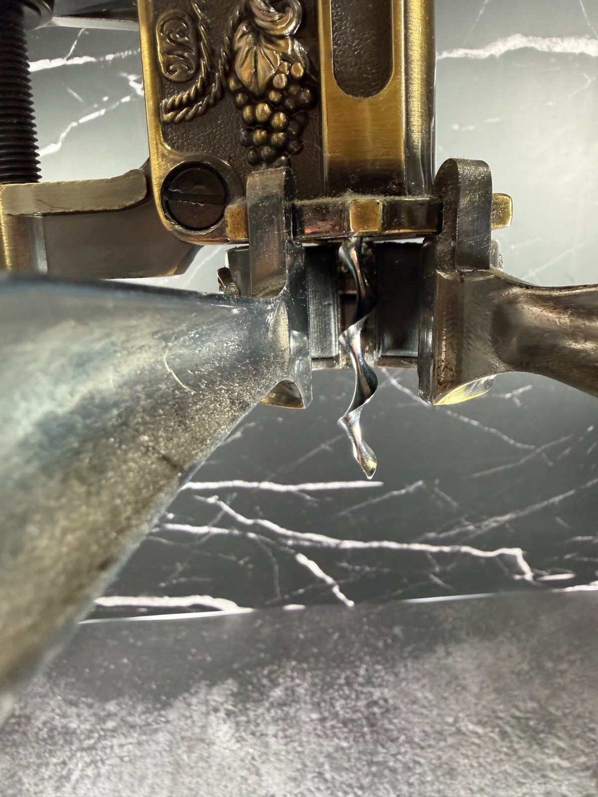 Vintners Reserve Bartop Wine Bottle Opener with Cork Screw & Table Top Stand