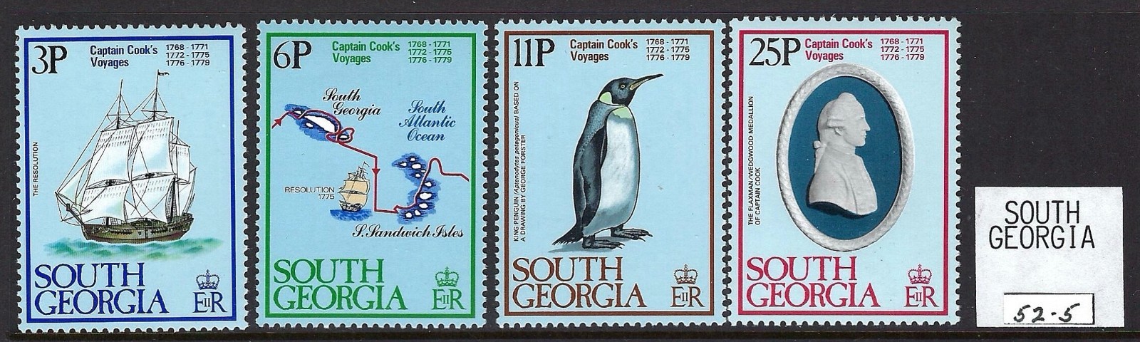 SOUTH GEORGIA Stamps MNH - Scott #52-55 - Nice Selection-Good Value-Take a Look!