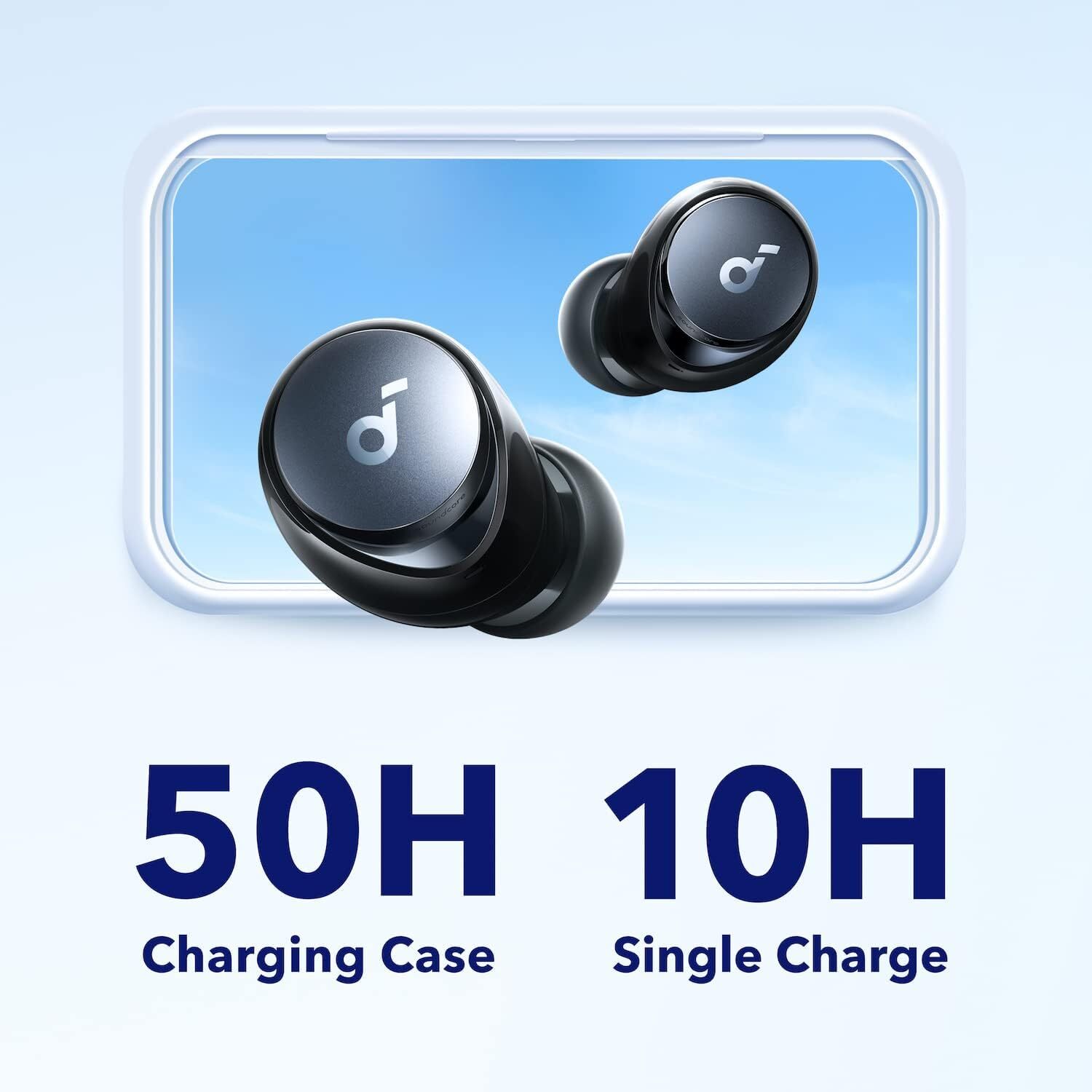 Soundcore Space A40 Wireless Earbuds Auto-Adjustable Active Noise Cancelling