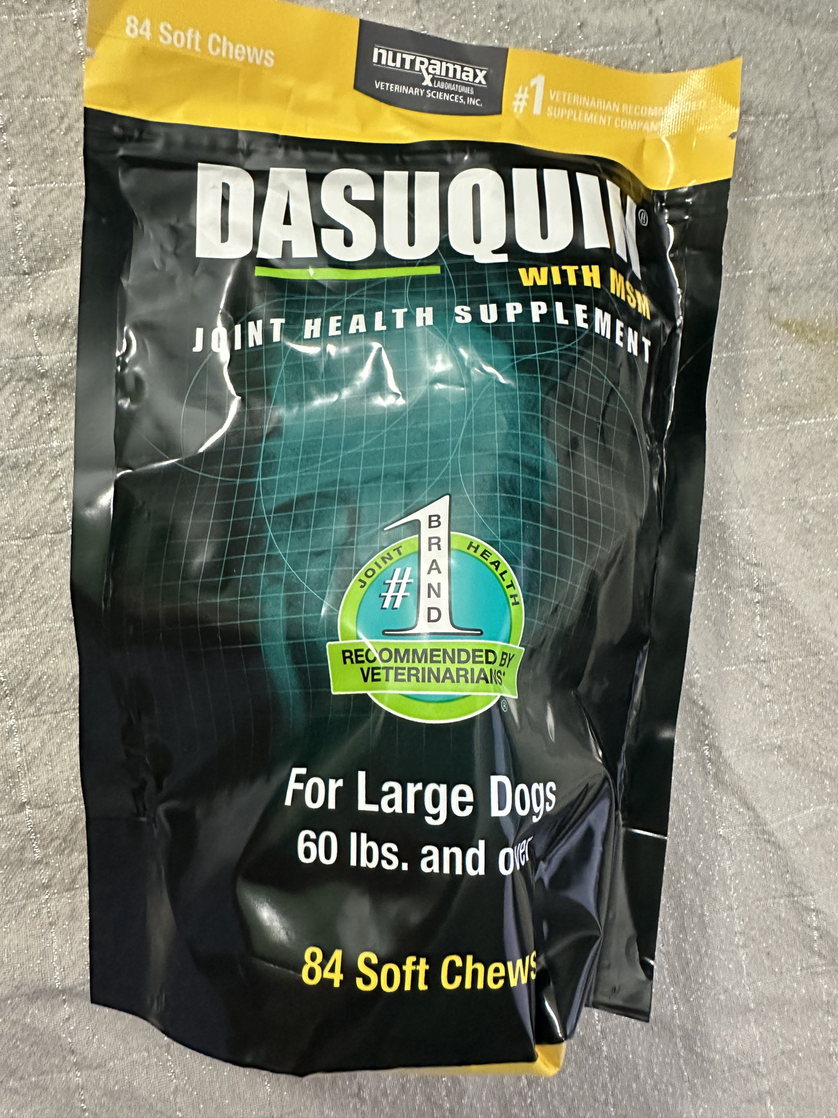 Dasuquin MSM Joint Health Supplement (Large Dogs) 84 CHEWS NEW 05/2027