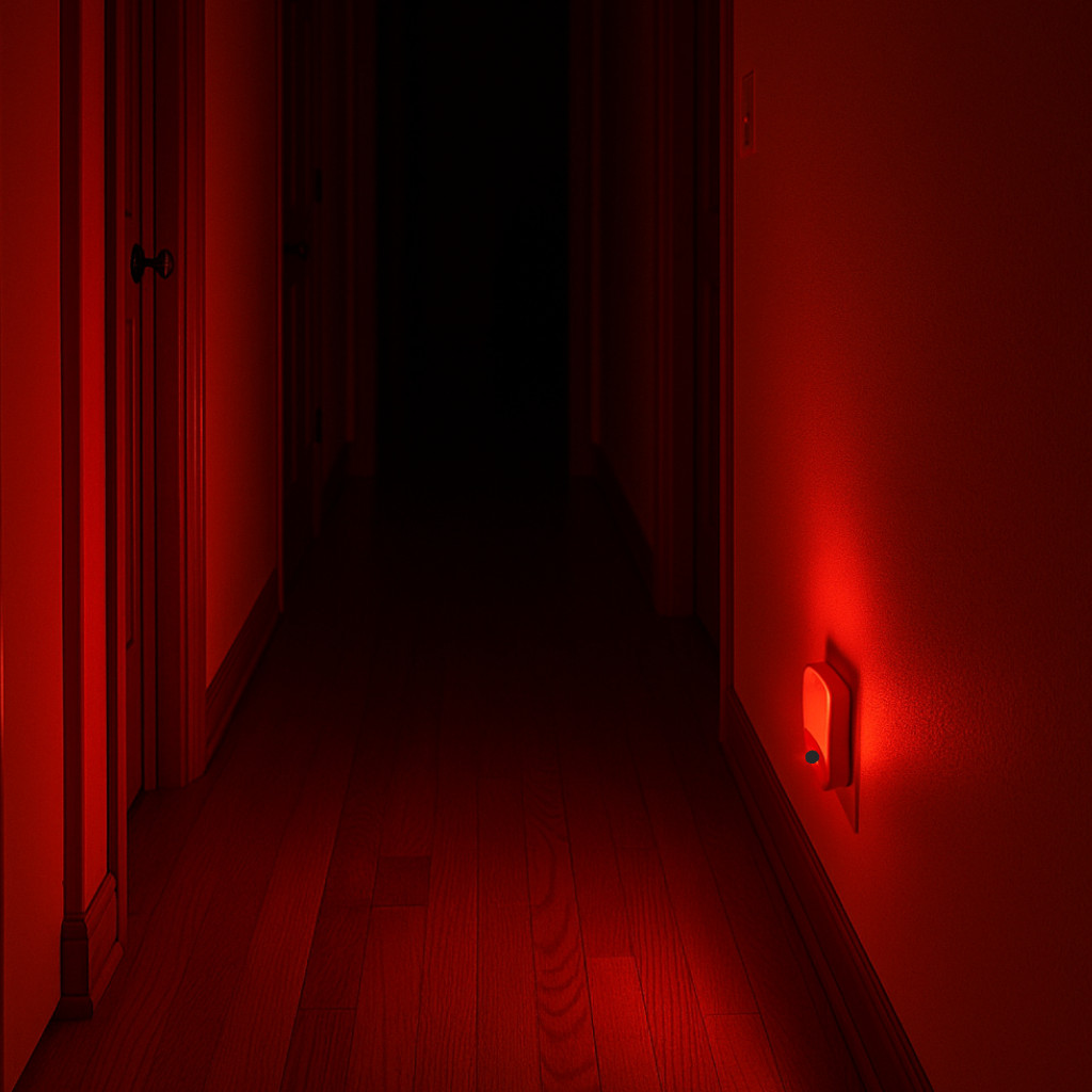 Motion Sensor Night Light Blue light free red light | Bedroom, bathroom, nursery