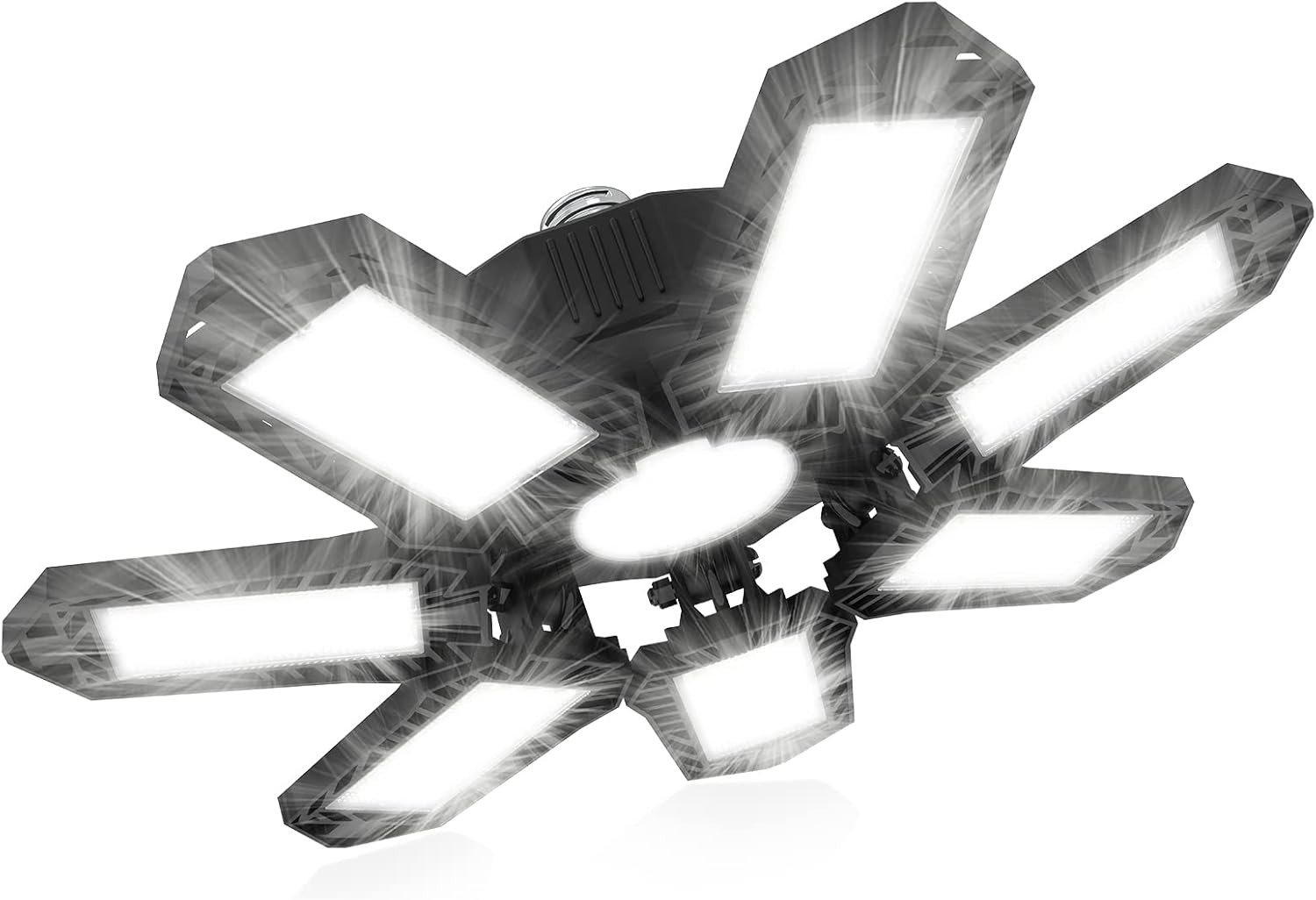 2Pack LED Garage Light 600W 12000000LM Deformable Bright Shop Ceiling Bulb Lamps