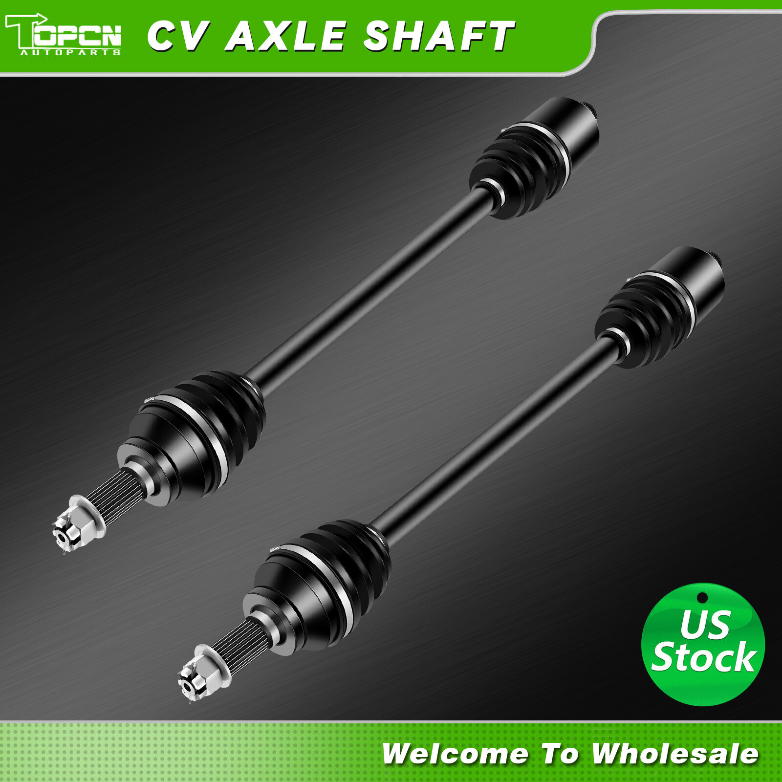 Pair Rear Left Right For Polaris RZR XP1000 2014-2019 2016 2017 CV Axle Shaft
