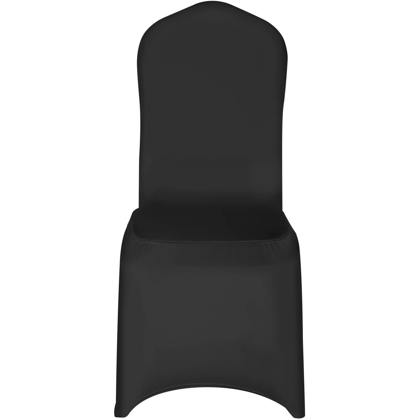 50PCS Stretch Spandex Folding Chair Covers Black Durable Decoration Formal