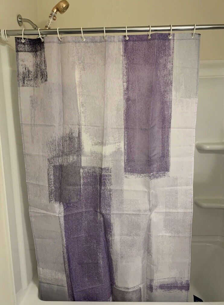 4psc Shower Curtain Set,Toilet Lid Cover,Anti Slip Floor Mat