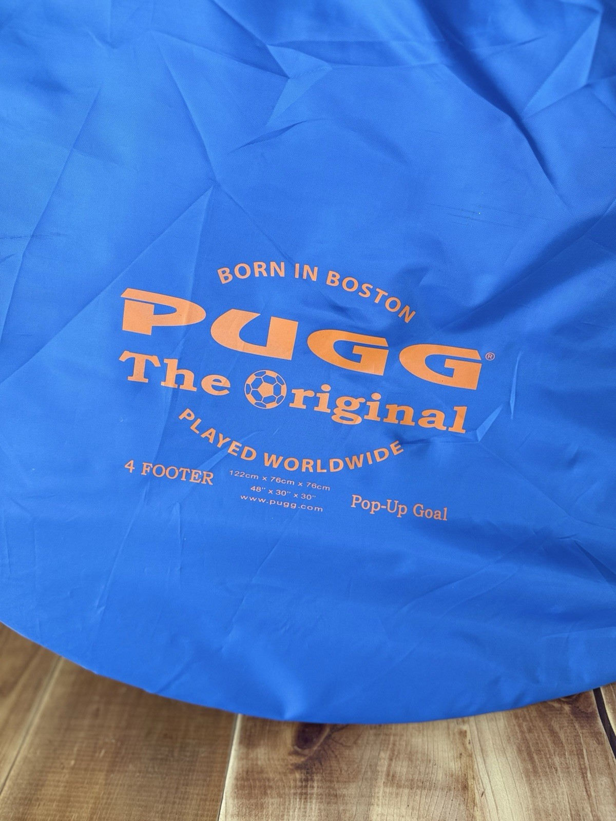 Pugg The Original Soccer 4 Foot Pop-Up Goal Net Portable w/ Carrying Case Strap