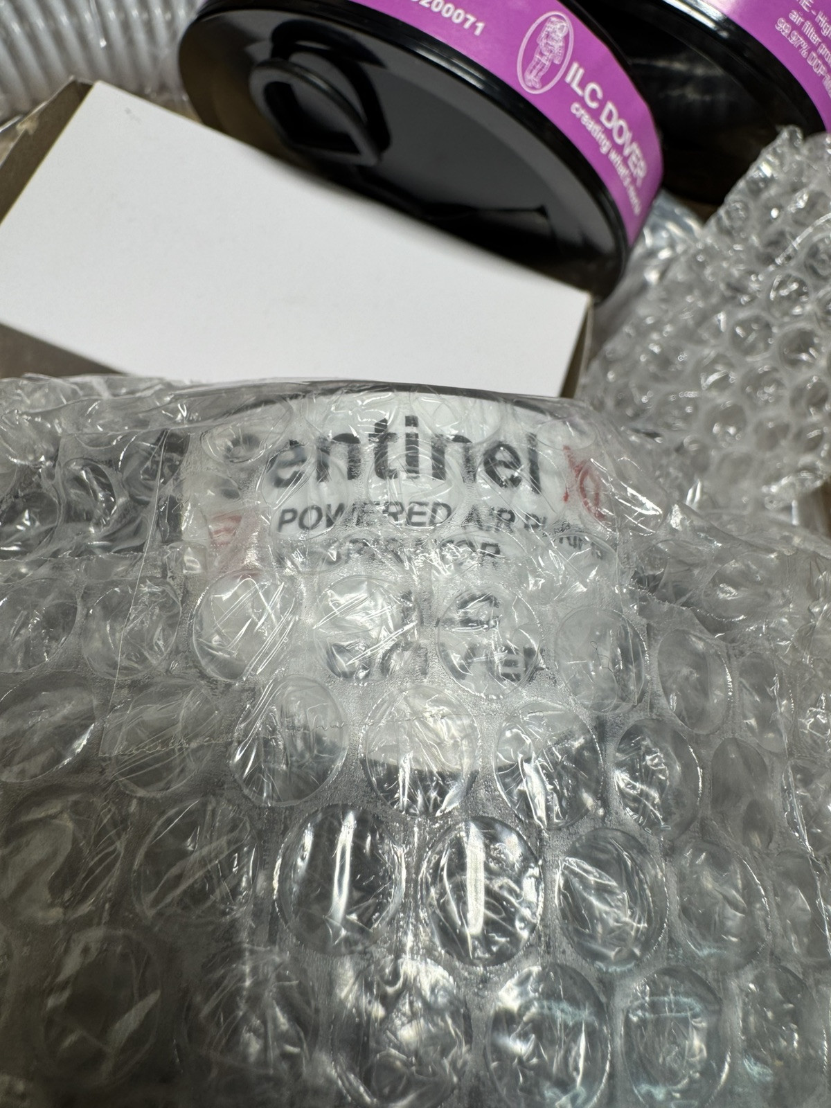 ILC DOVER Sentinel SXL-HPEZR1 PAPR System Bio Hood Battery Blower Charger Filter