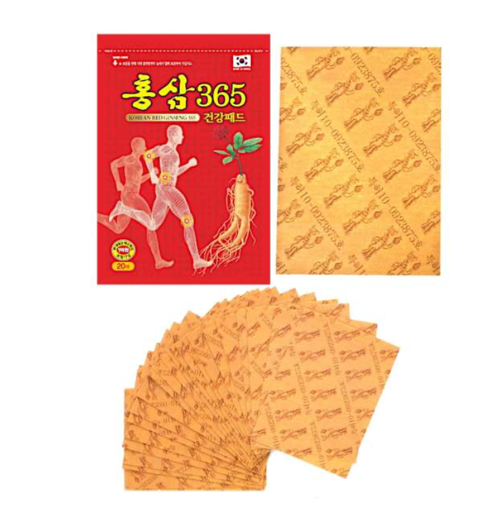 Korean Power Red Ginseng Patch / Health Hot Pad / Pain Relief / 20ea US SELLER