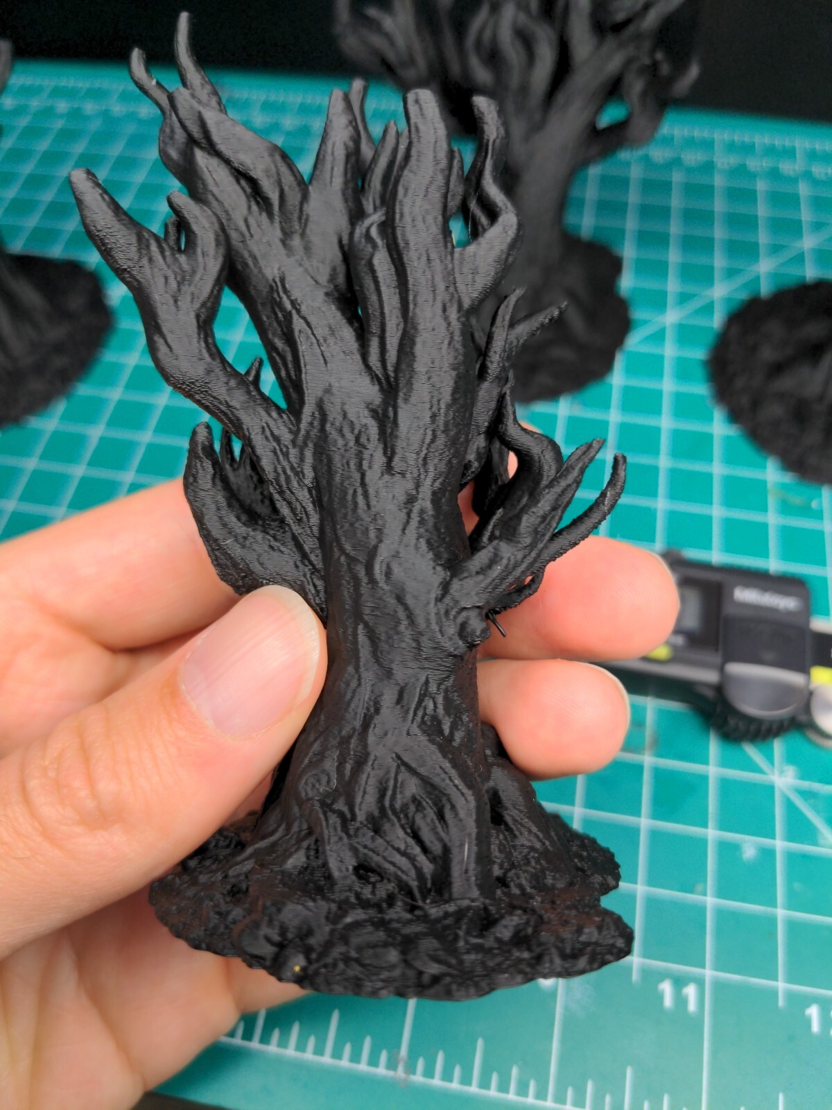 Dark Forest Tree Scatter Terrain, Miniature Forest, Tabletop Gaming, 3d Printed
