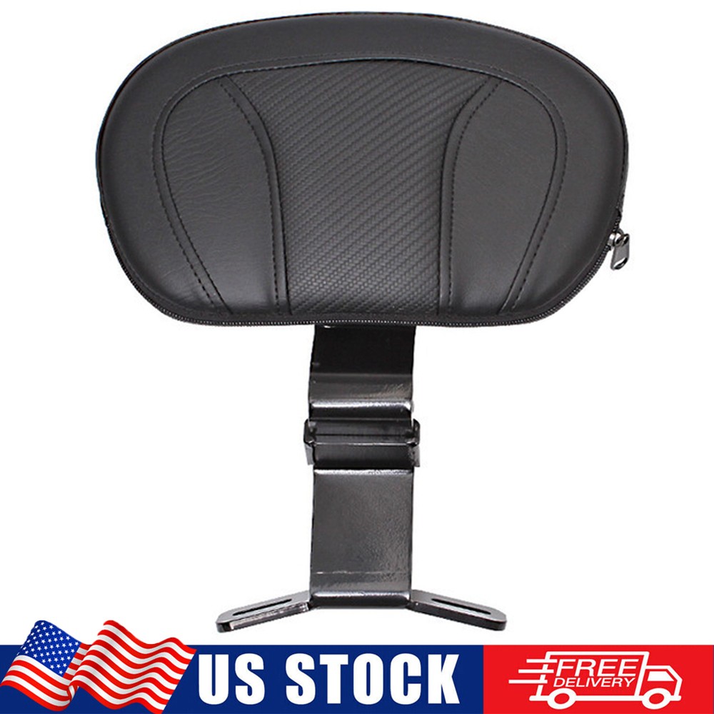 Front Driver Rider Backrest Pad For Harley Touring Street Road Glide 2009-2022