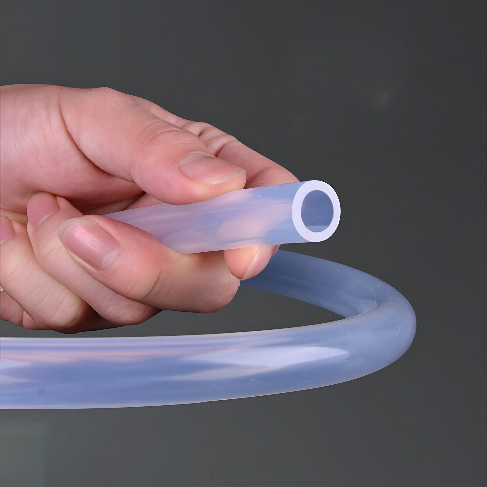 Clear Translucent Food Grade Silicone Vacuum Tube Beer Hose Pipe Soft Rubber