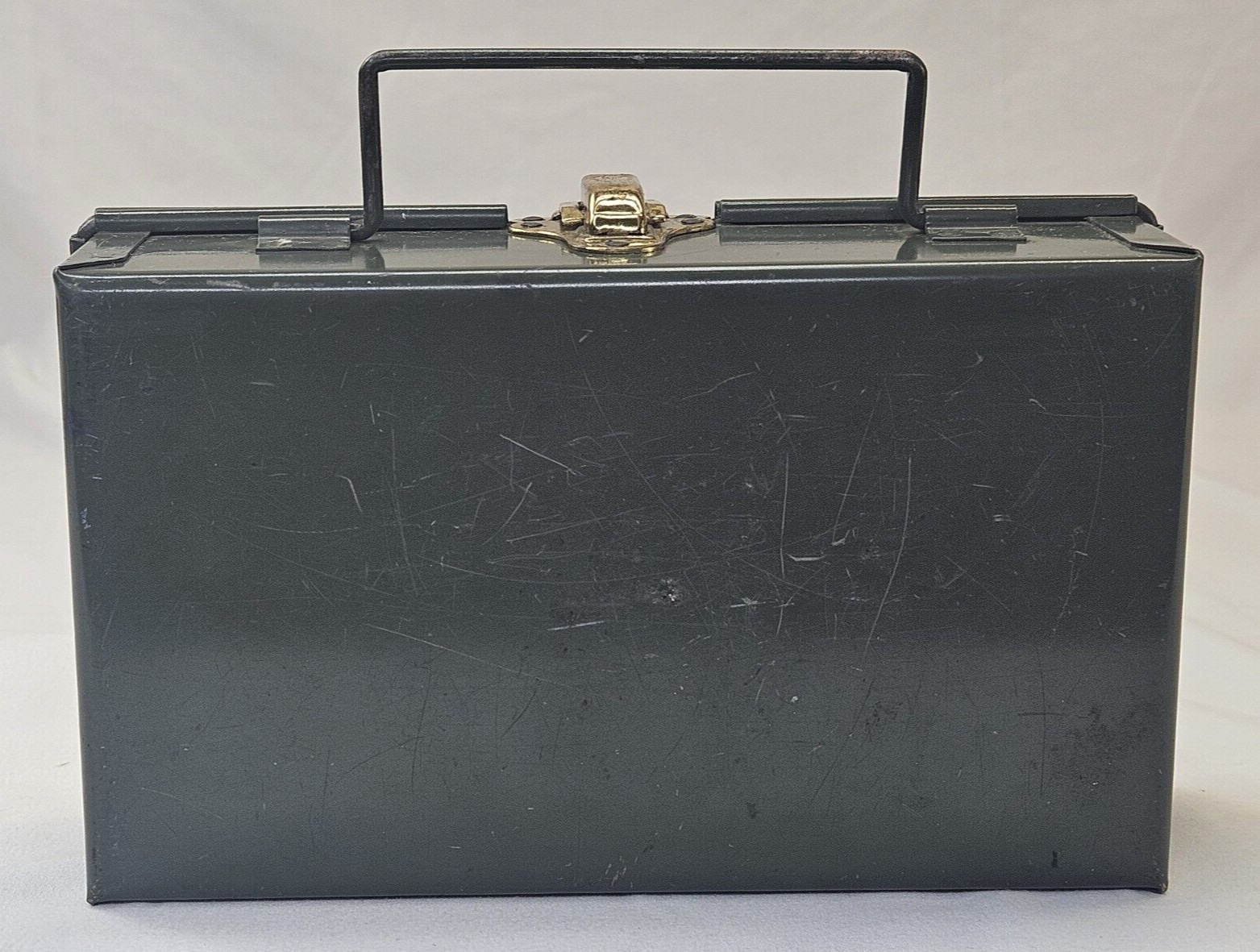 Vintage Military used First Aid Kit Eagle Lock Co USA