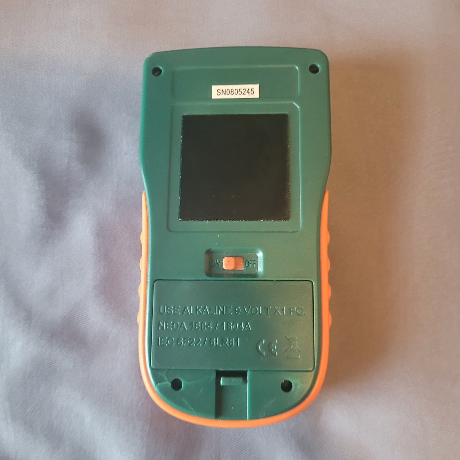 Extech MO280 Pinless Moisture Meter Tested Working w/ Pouch Detection Tool