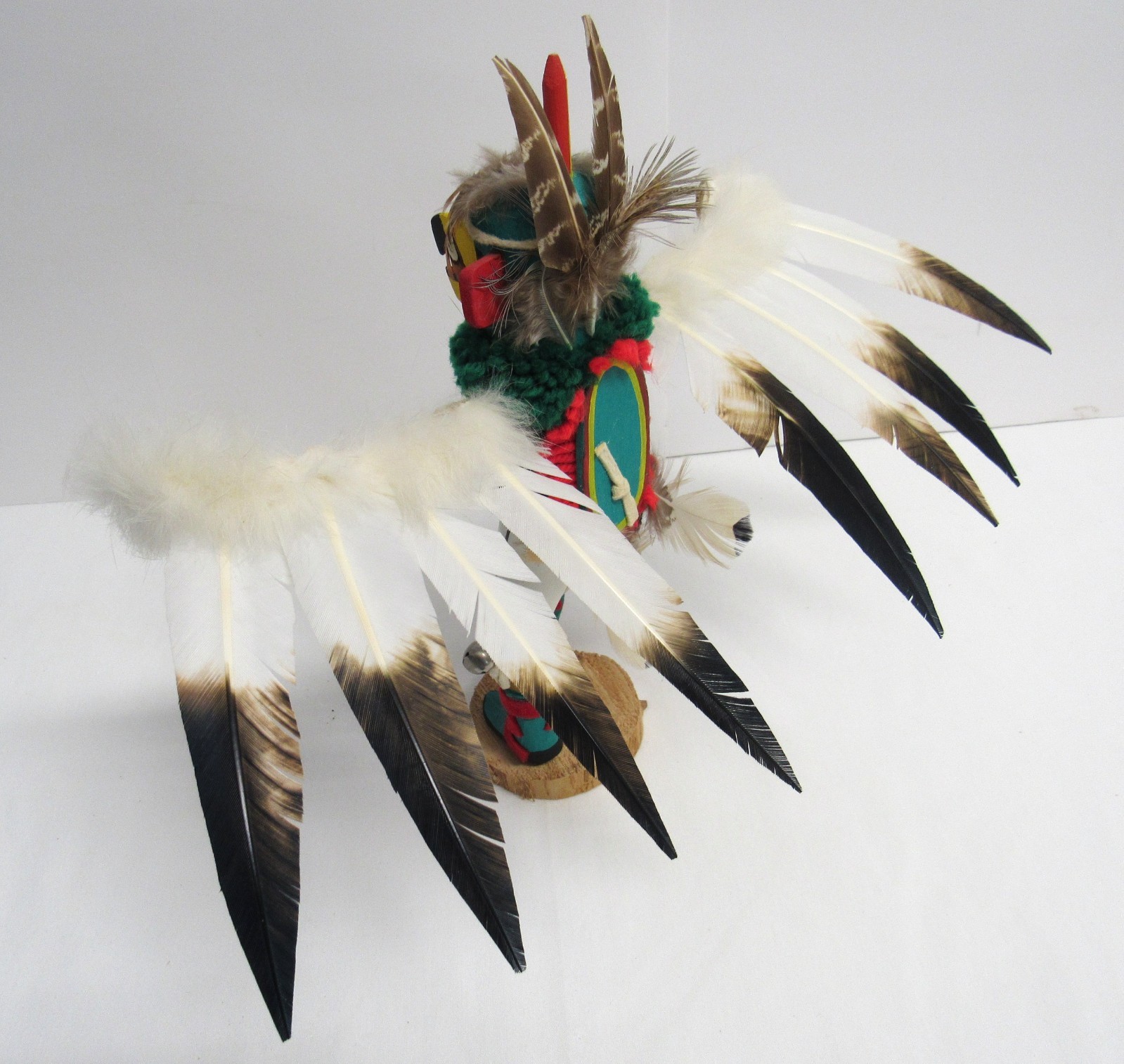 Authentic Vintage Native American "Eagle Dancer" Kachina Doll - Signed - VGUC