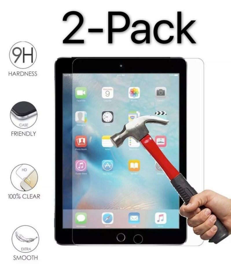 [2-Pack]Tempered GLASS Screen Protector for Apple iPad 8th Generation 2020 10.2
