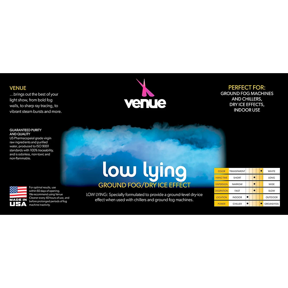 Venue Low Lying Ground Fog Juice 1 Gallon