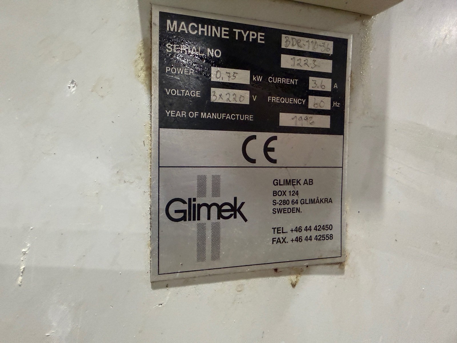 GLIMEK BDR-110-36 COMMERCIAL BUN DIVIDER ROUNDER