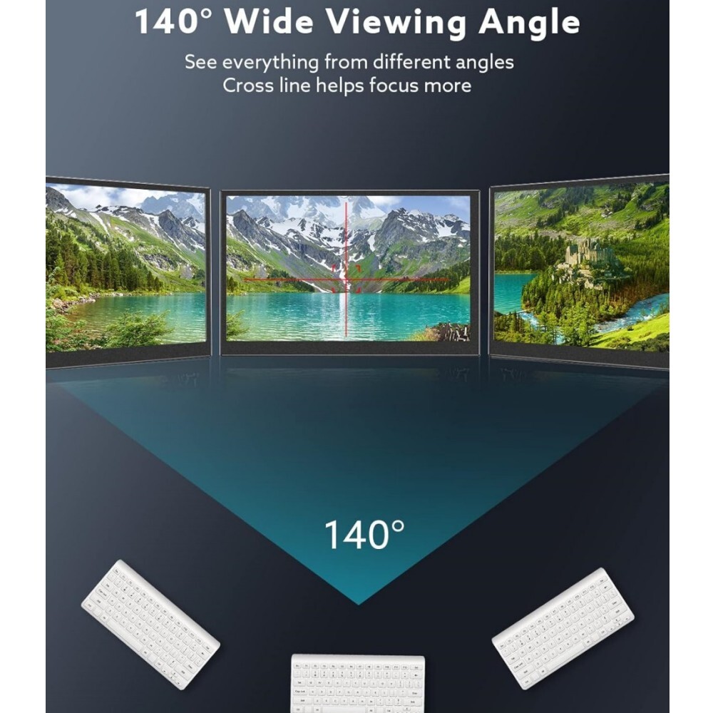 EYOYO 5" 7" 8" Mini Monitor LCD Screen Display USB/HDMI /VGA/AV Input Interface