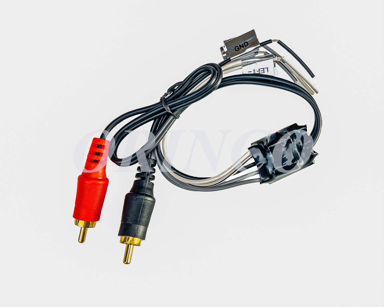 CAR AUDIO STEREO SPEAKER WIRE TO RCA ADAPTER LINE OUT HIGH LEVEL LOW CONVERTER