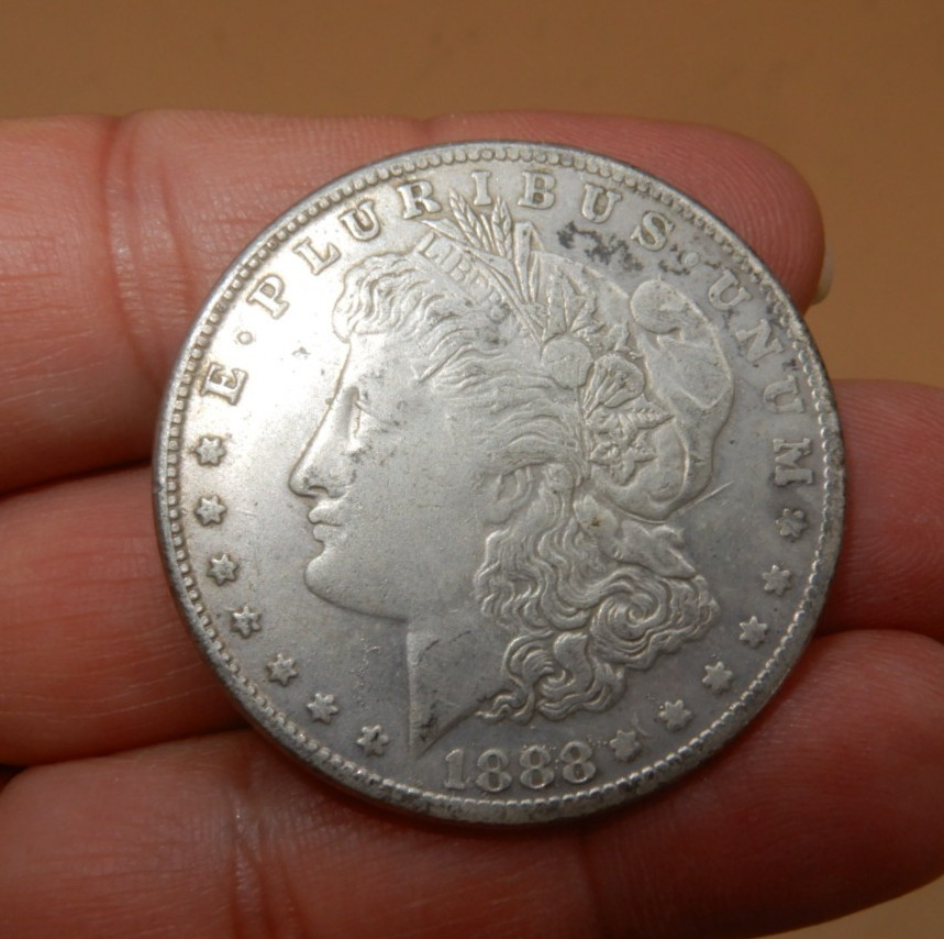 MAGNETIC Magic Trick MORGAN Dollars 19th c