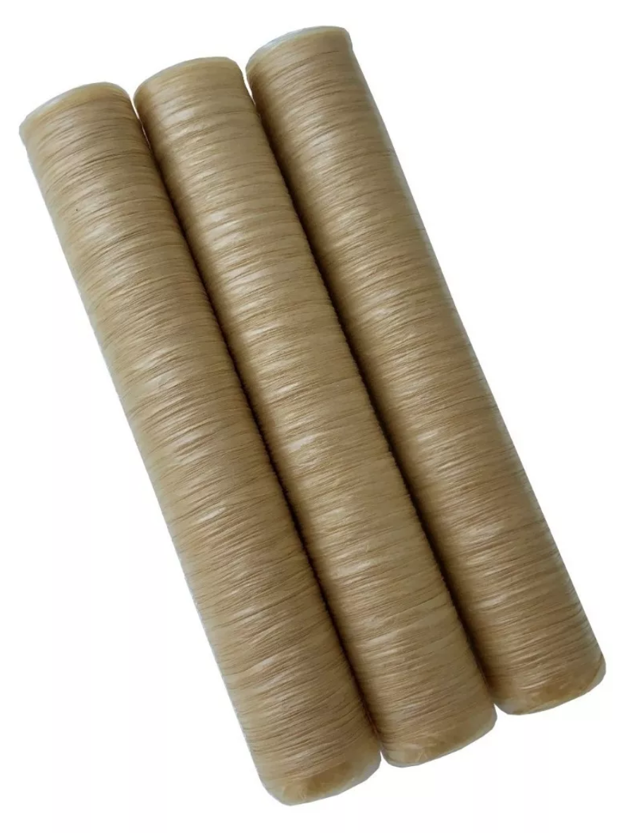 Collagen Casings Dry 30mm / 50ft Lenght for stuffing 61 Lb 270 sausages 3 sticks