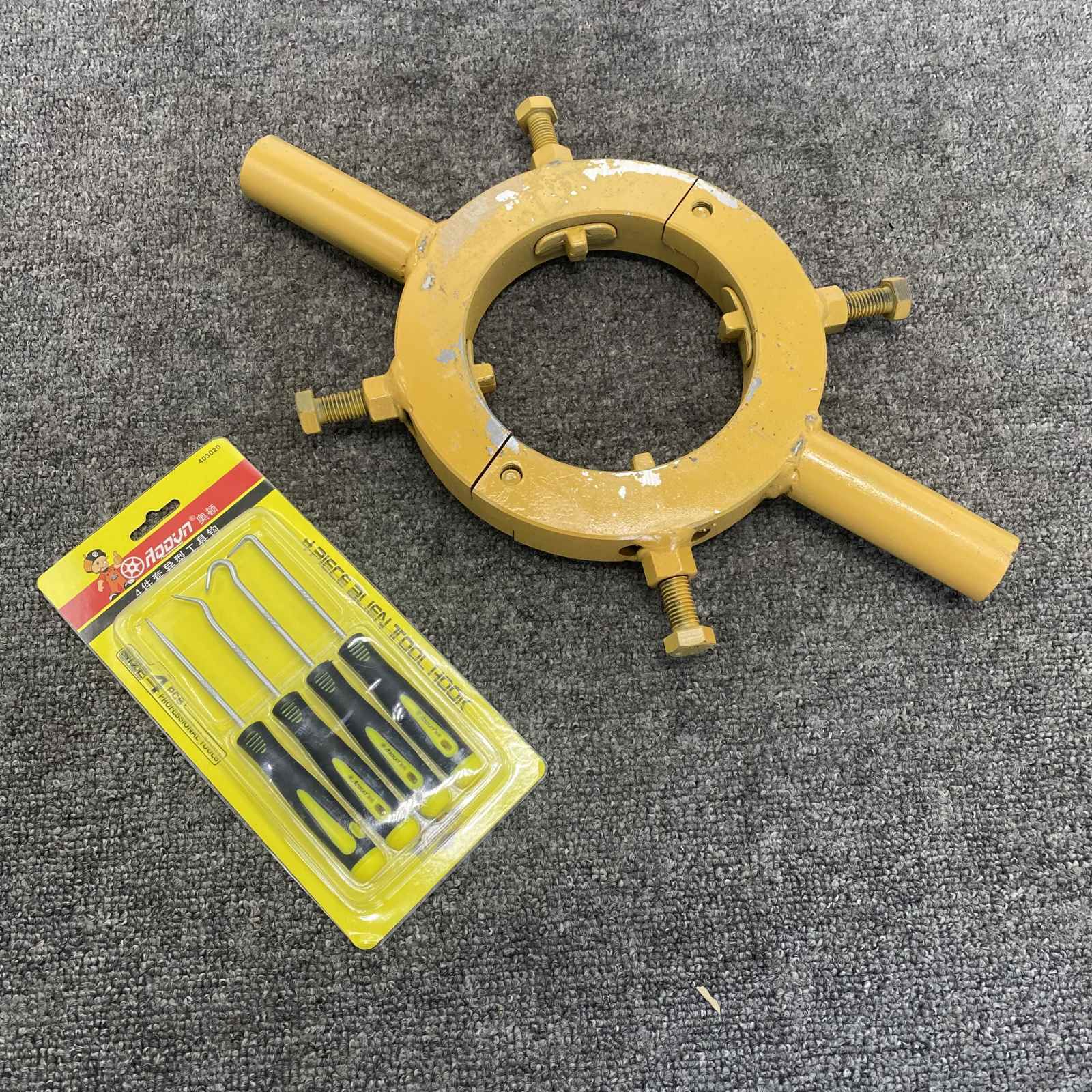 Change Cylinder Head Wrench for All Brand Excavators ID 105mm-145mm 4 bolts