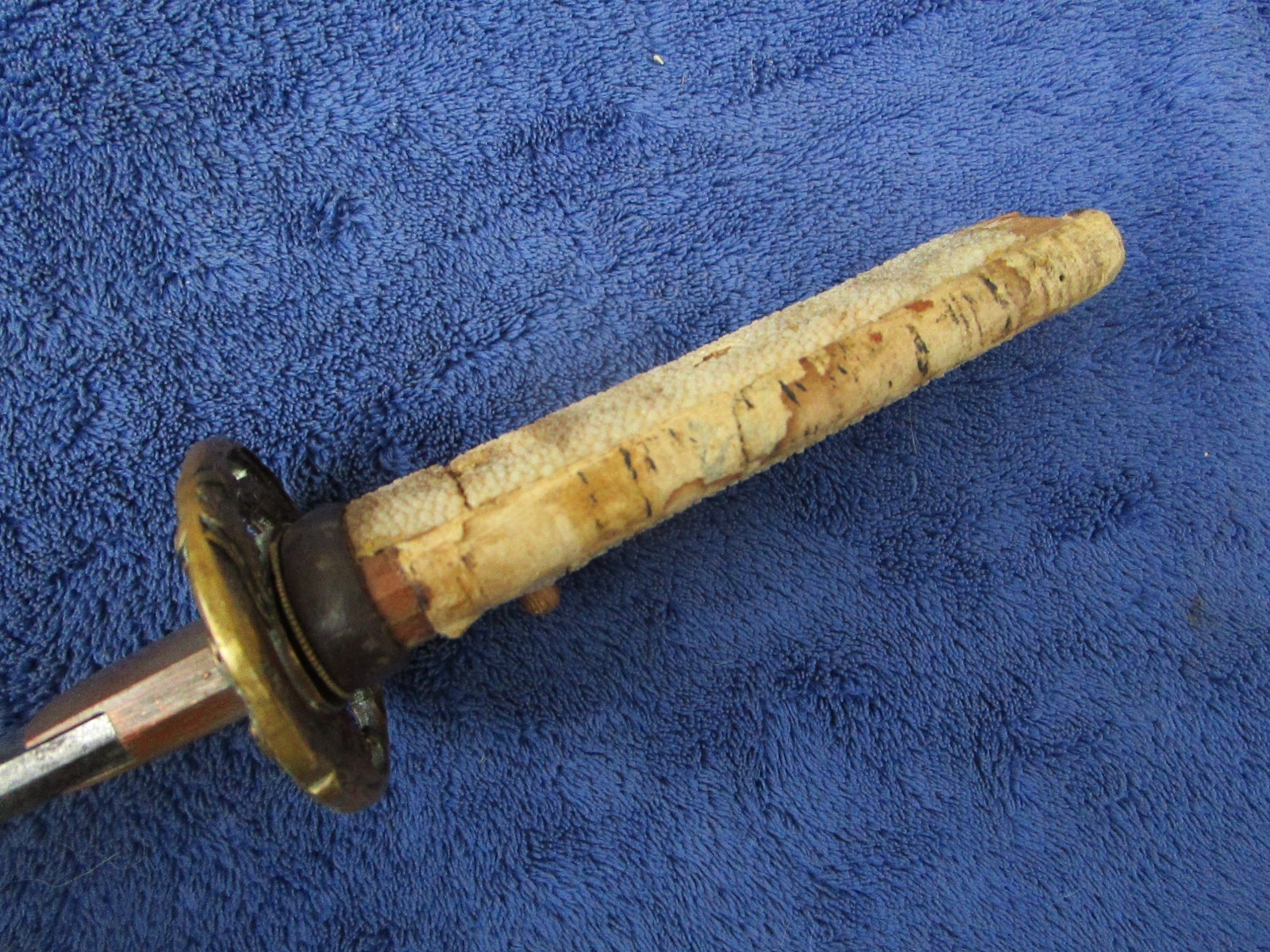 RARE ORIGINAL ANTIQUE JAPANESE SWORD TANTO WAKIZASHI DAGGER KATANA AND SCABBARD