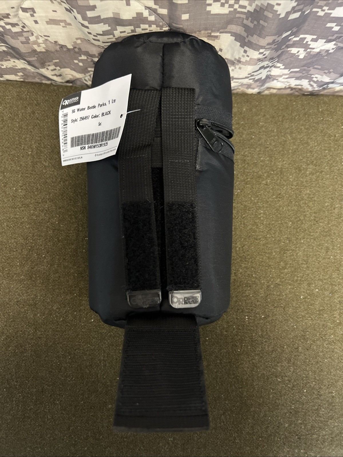 Outdoor Research 1L Nalgene Water Bottle, Insulated Cover, Stainless Cup D-21