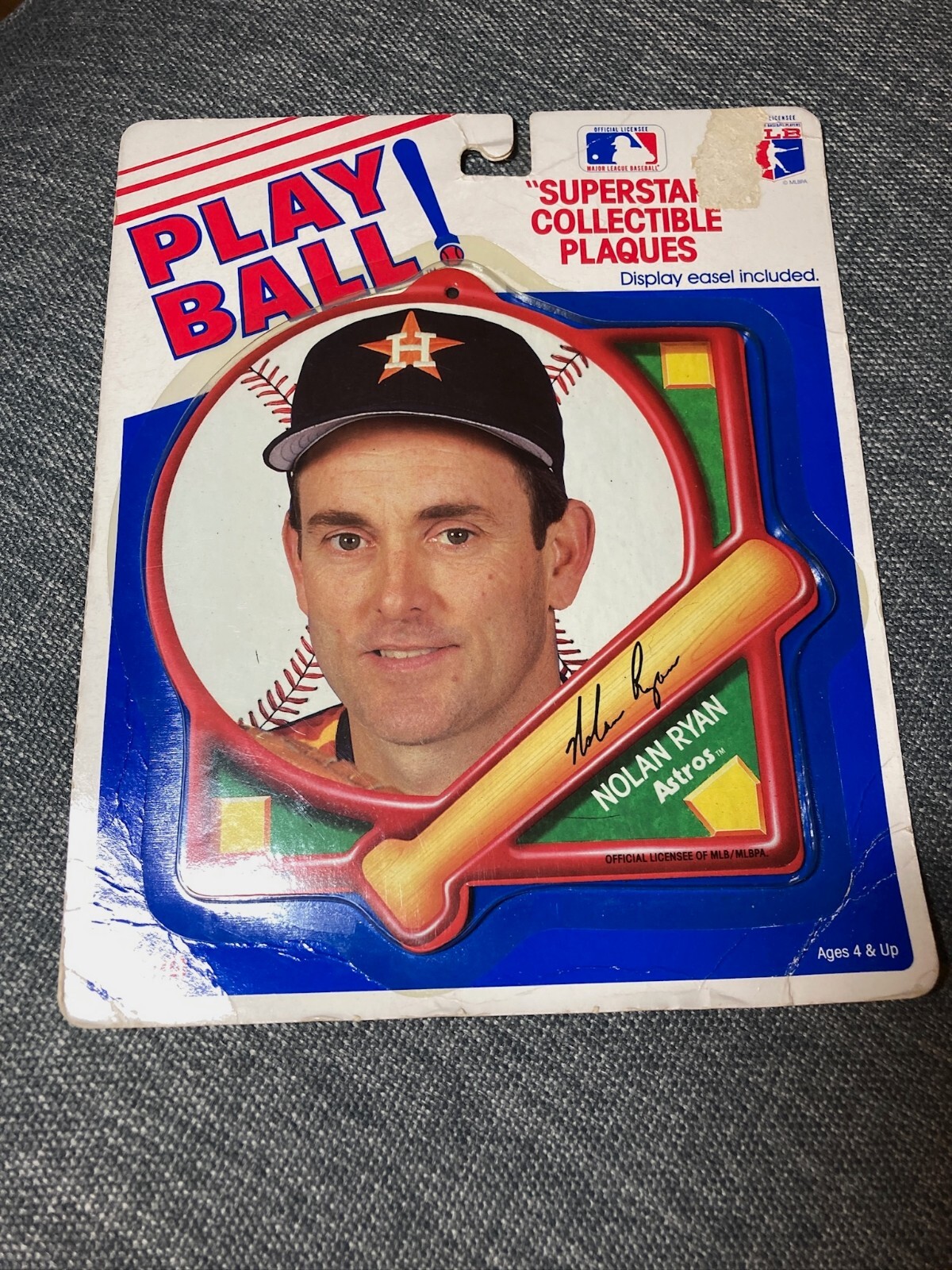Play Ball! Superstar Collectible Plaque Astros Nolan Ryan