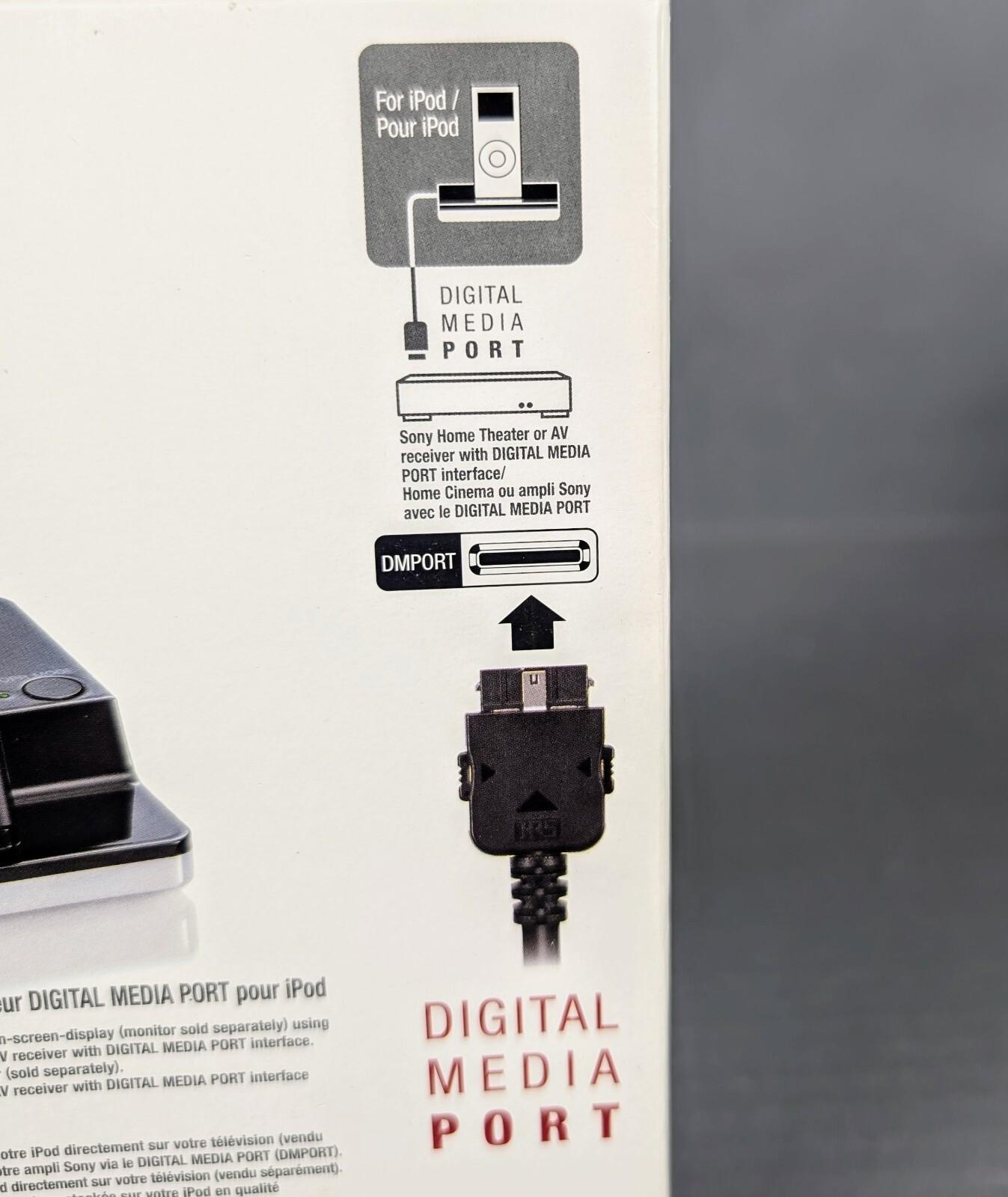 SEALED Sony TDM-iP1 Digital Media Port Adapter iPod Docking Station NIB