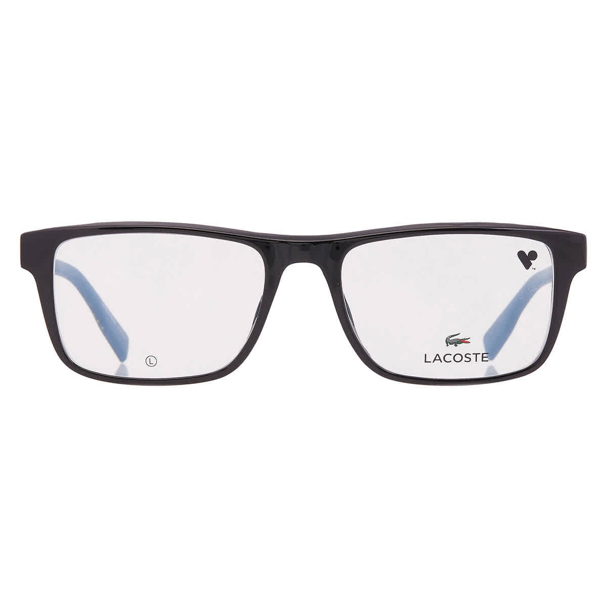 Lacoste Demo Rectangular Men's Eyeglasses L2973 001 56 L2973 001 56