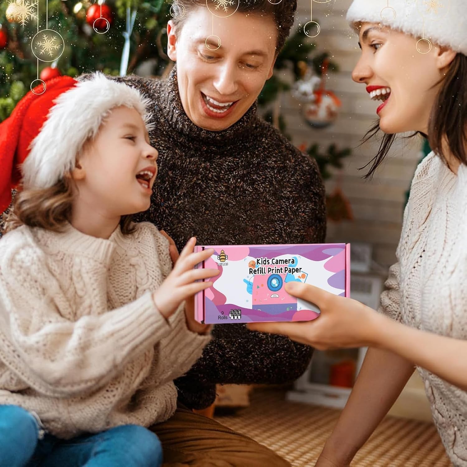 Birthday Gift: 9 Rolls Kids Thermal Paper for Instant Cameras - Doodle & Capture