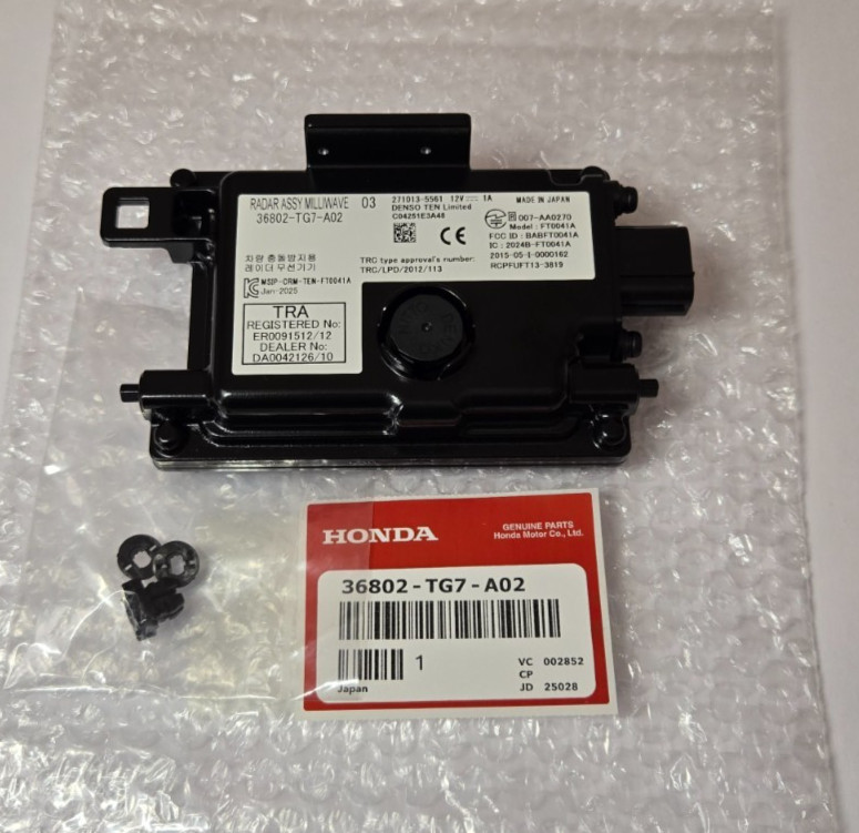 * OEM Part No. 36802-TG7-A02 * Radar Sub-Assembly Sensor - Genuine HONDA