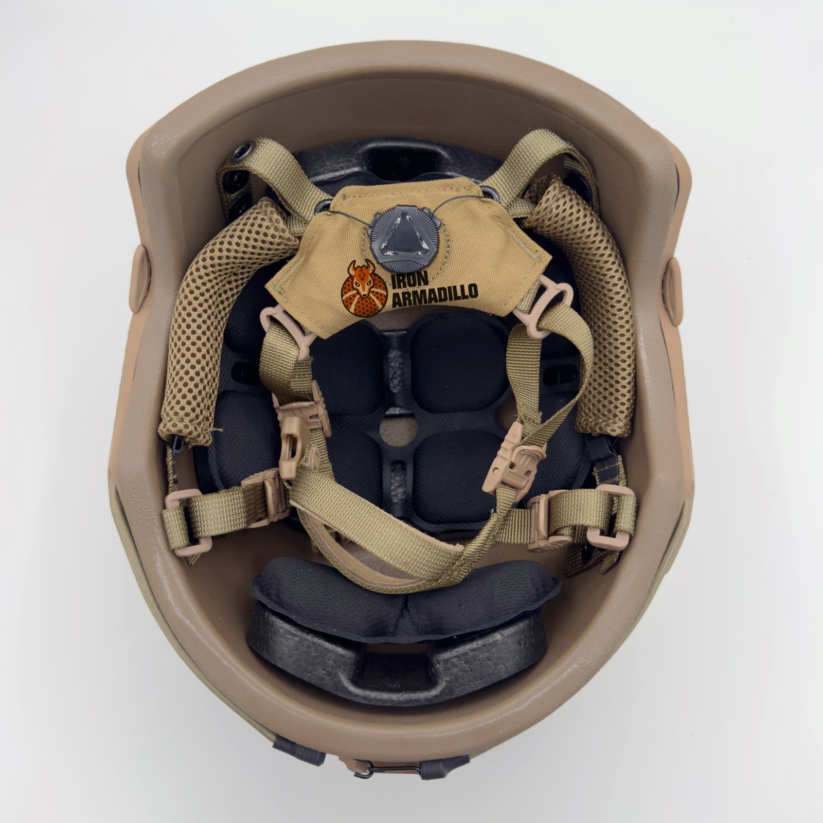 IRON ARMADILLO® FRHC Gen 2 High Cut Level 3A Ballistic Tactical Helmet Stops 9MM