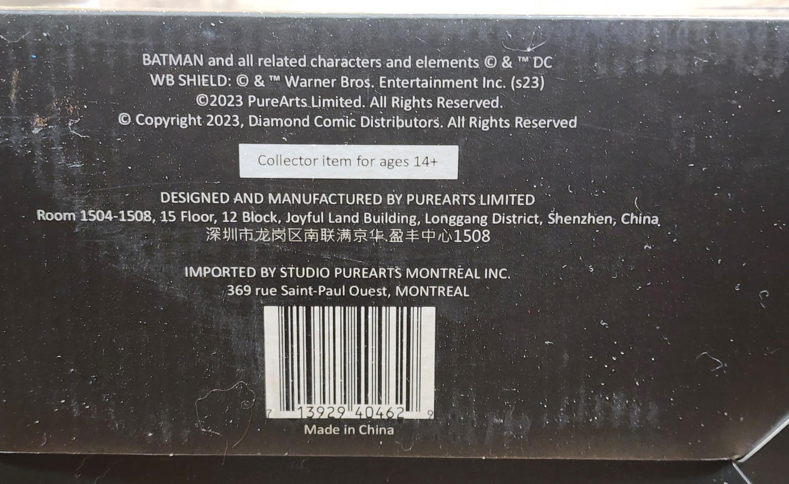 PUREARTS DC Heroes Batman 1989 1:8 Scale Statue - 11 INCHES