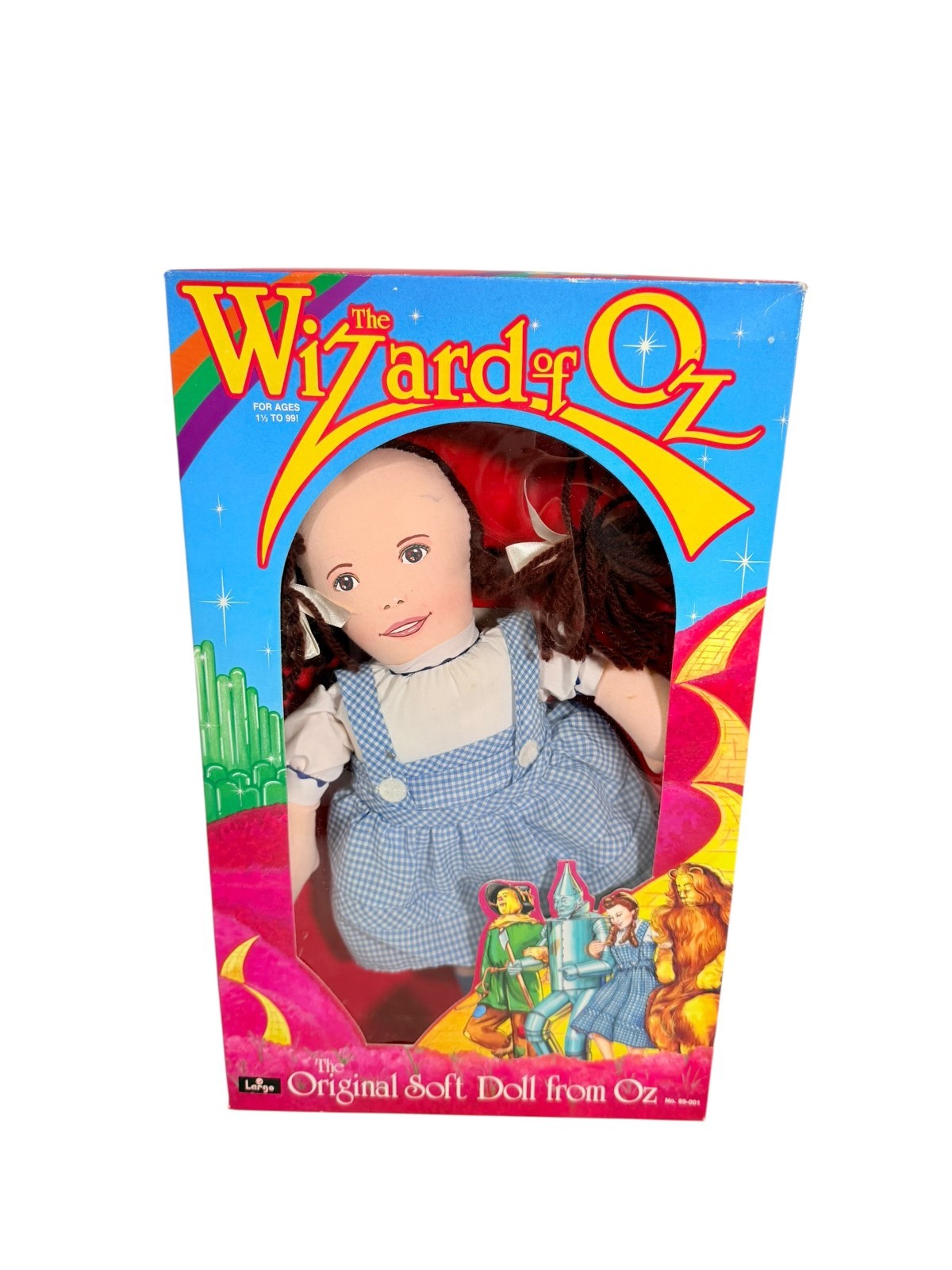 1989 Wizard of Oz Original Soft Dolls Full Set of 4 Largo