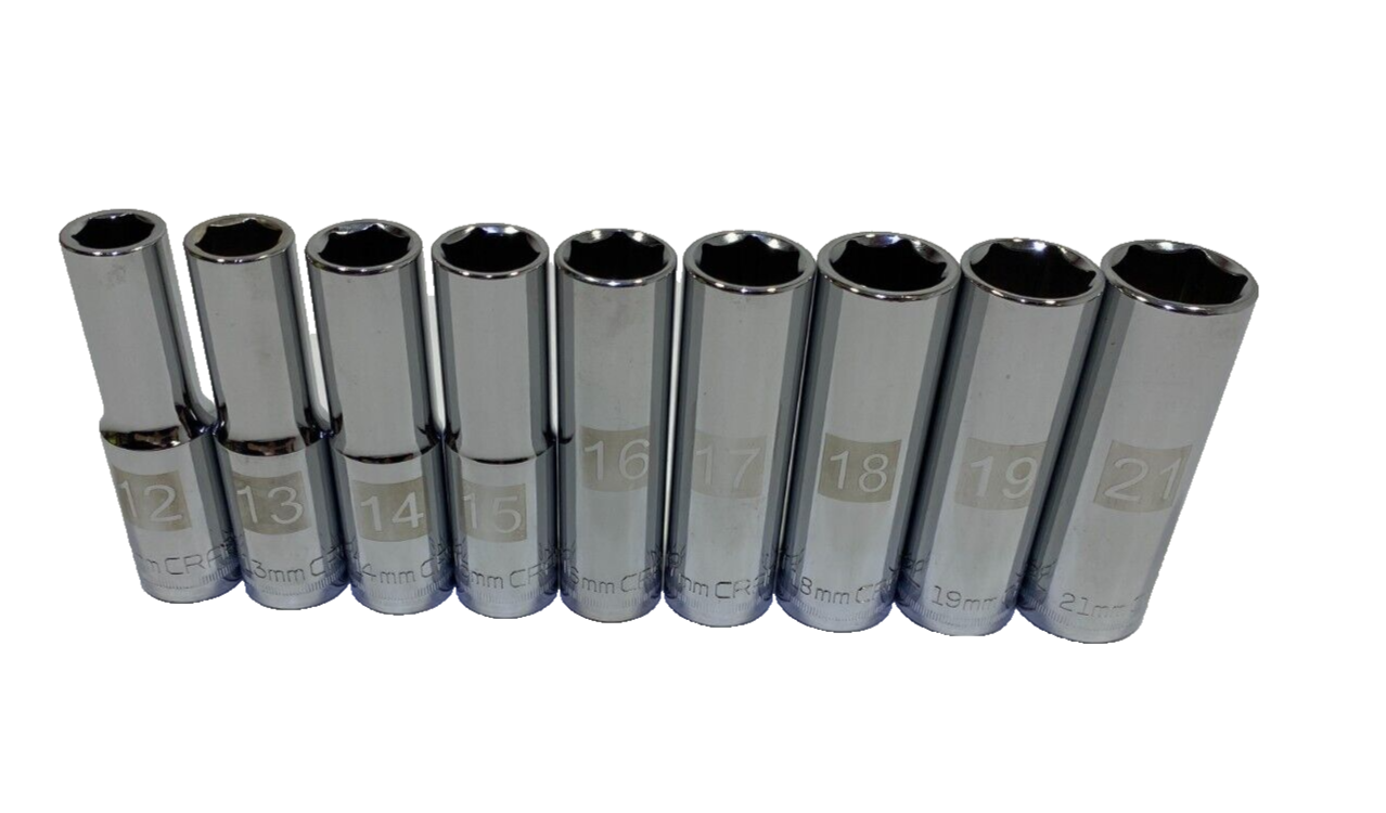 NEW Craftsman Ez Read 1/2" Drive 6 & 12 Point Sockets SAE & Metric - Choose Size
