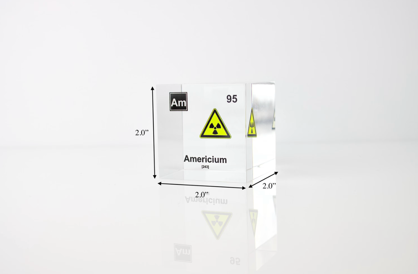 Americium Element Cube