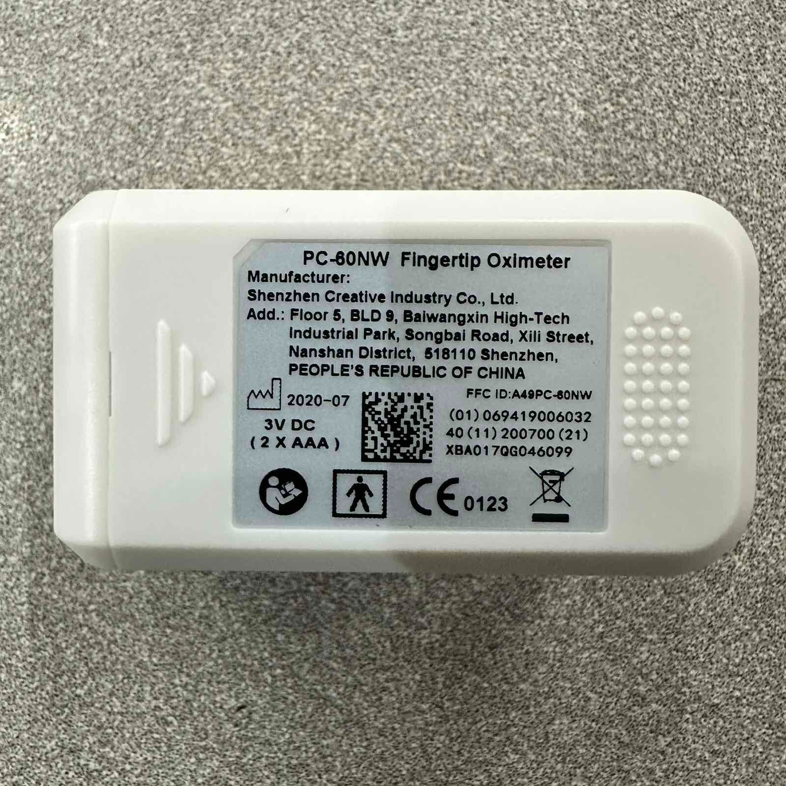 Fingertip Pulse Oximeter Finger Blood Oxygen Meter SpO2 PR Heart Rate Monitor