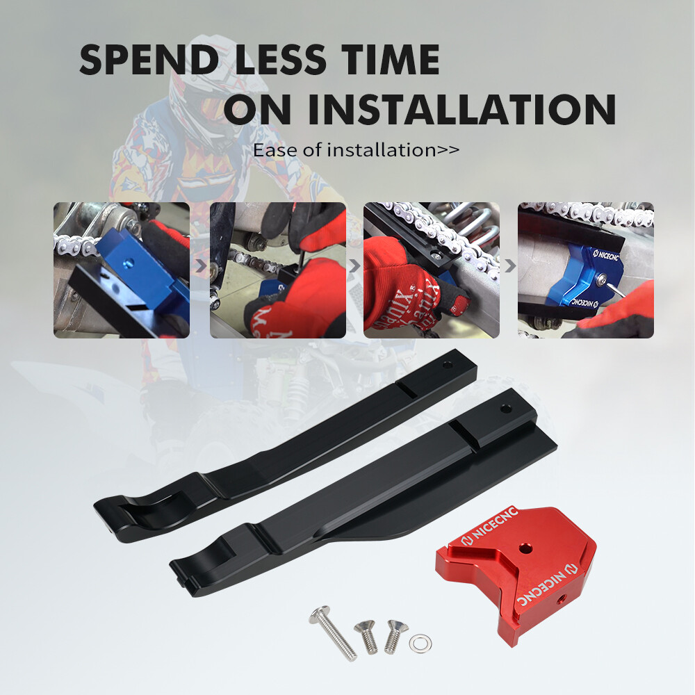 For Yamaha Raptor 700 700R NICECNC Swingarm Seal Guard Chain Slider Guide Slide