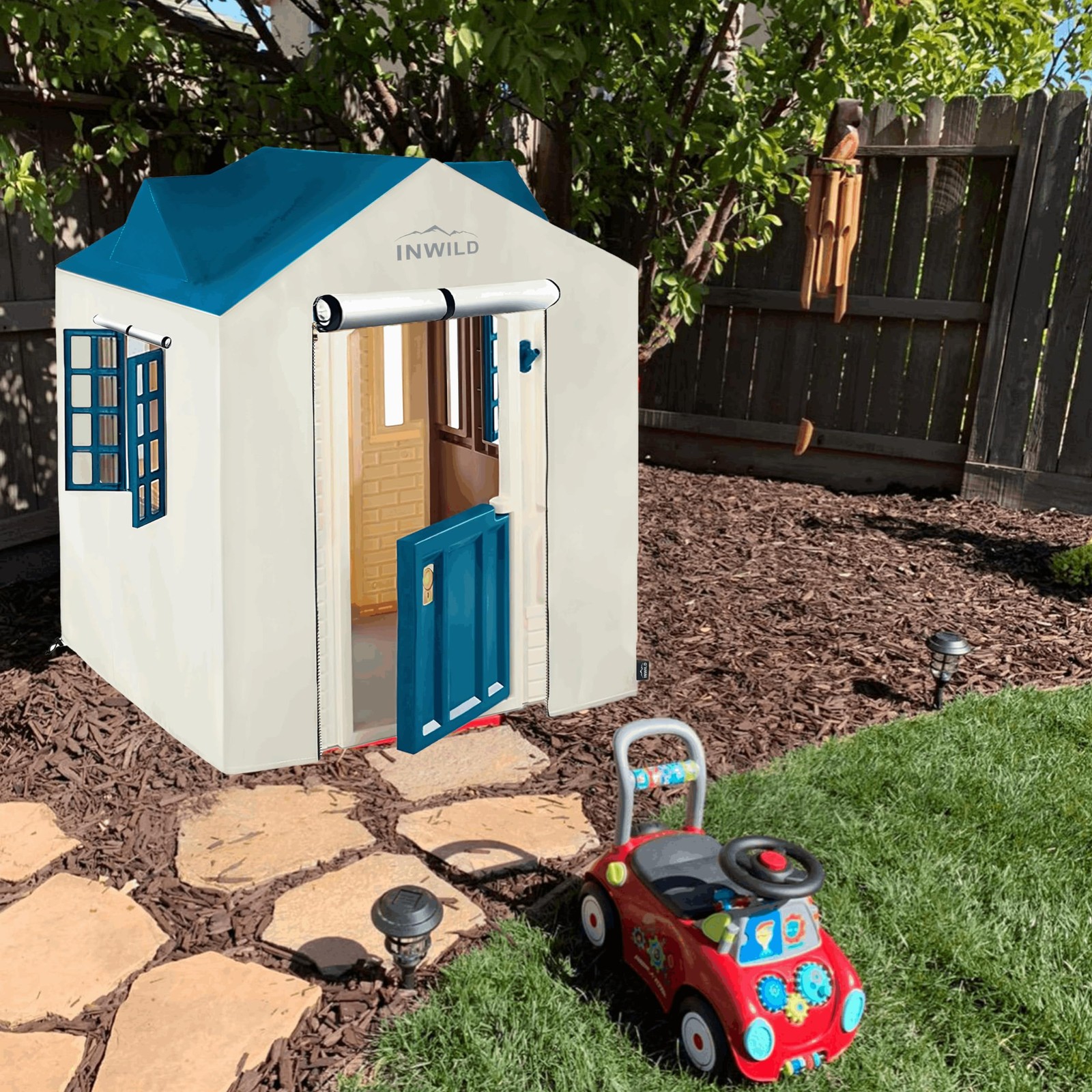 INWILD Outdoor Playhouse Cover for Little Tikes Cape Cottage, All-Weather Protec