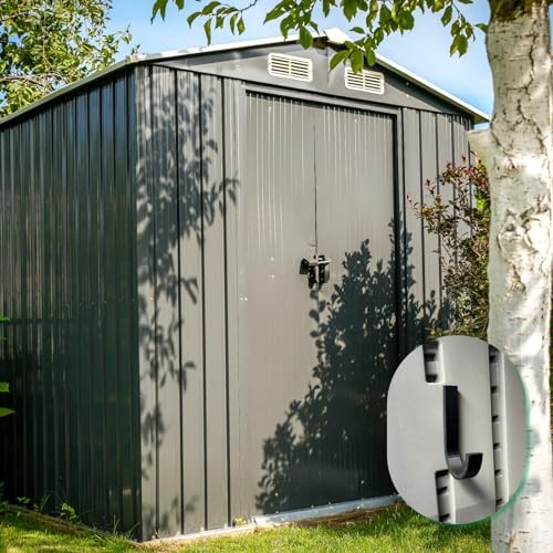 4 Pack Storage Shed Hooks Compatible with Suncast/Crafstman, Storage Shed