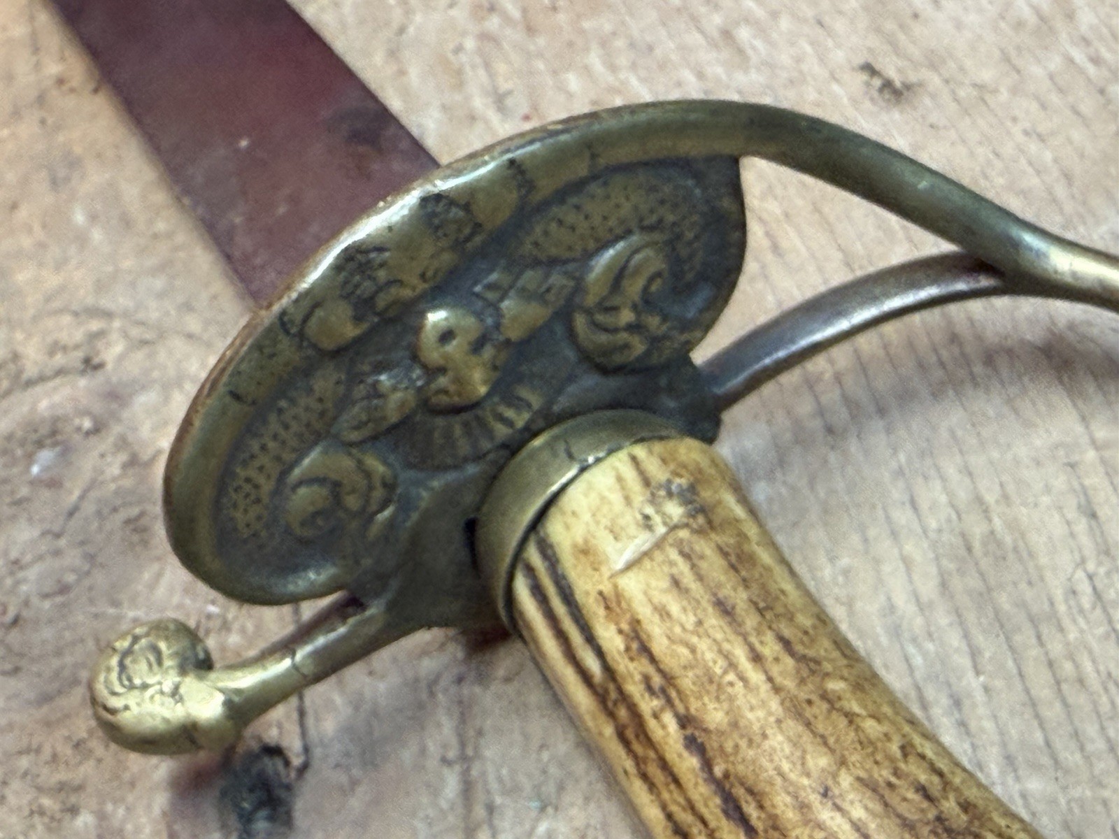 Revolutionary War Era 1700s 18th Century European Cuttoe Hunting Sword