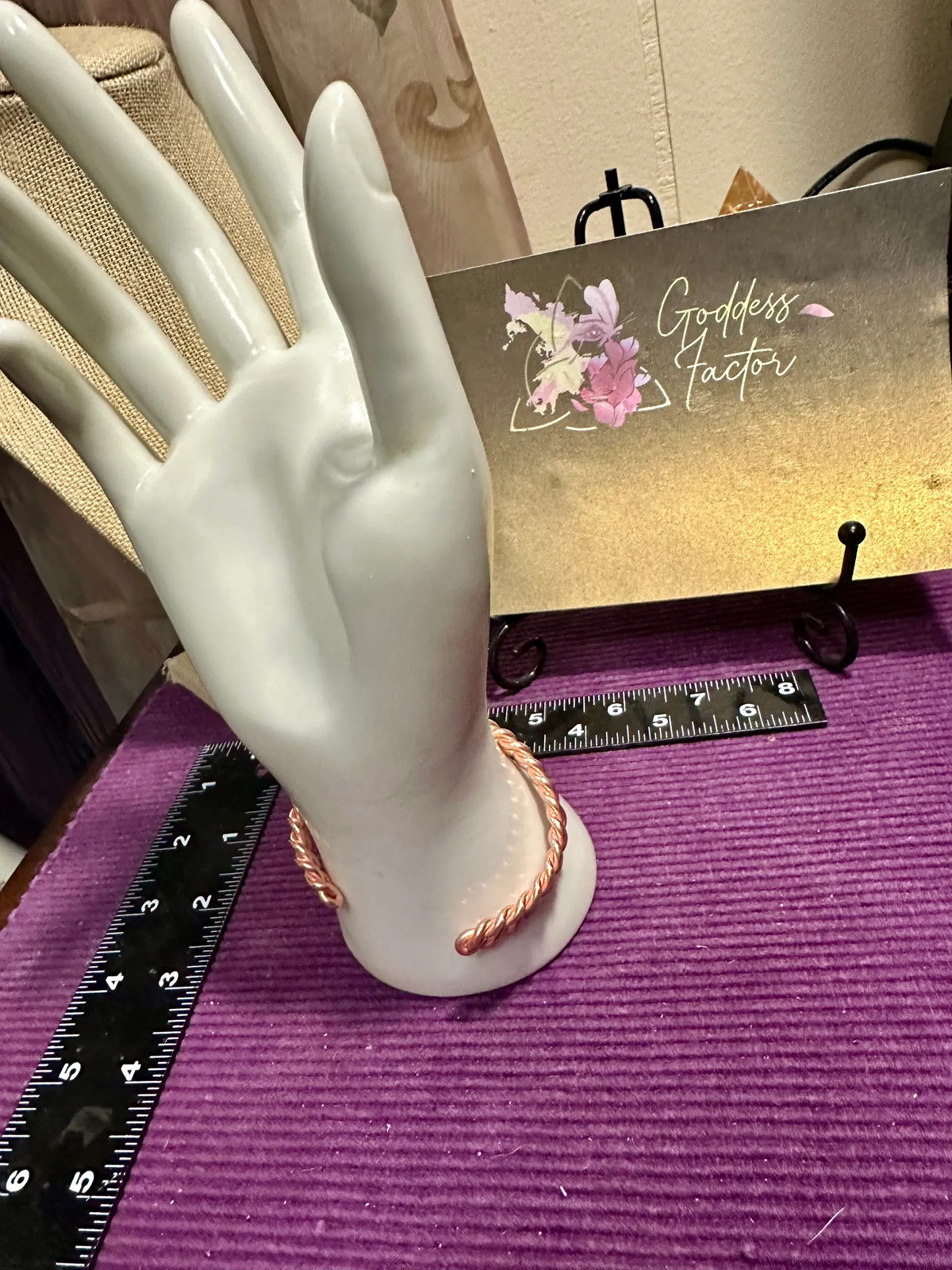 Copper Tensor Ring Cuff Bracelets