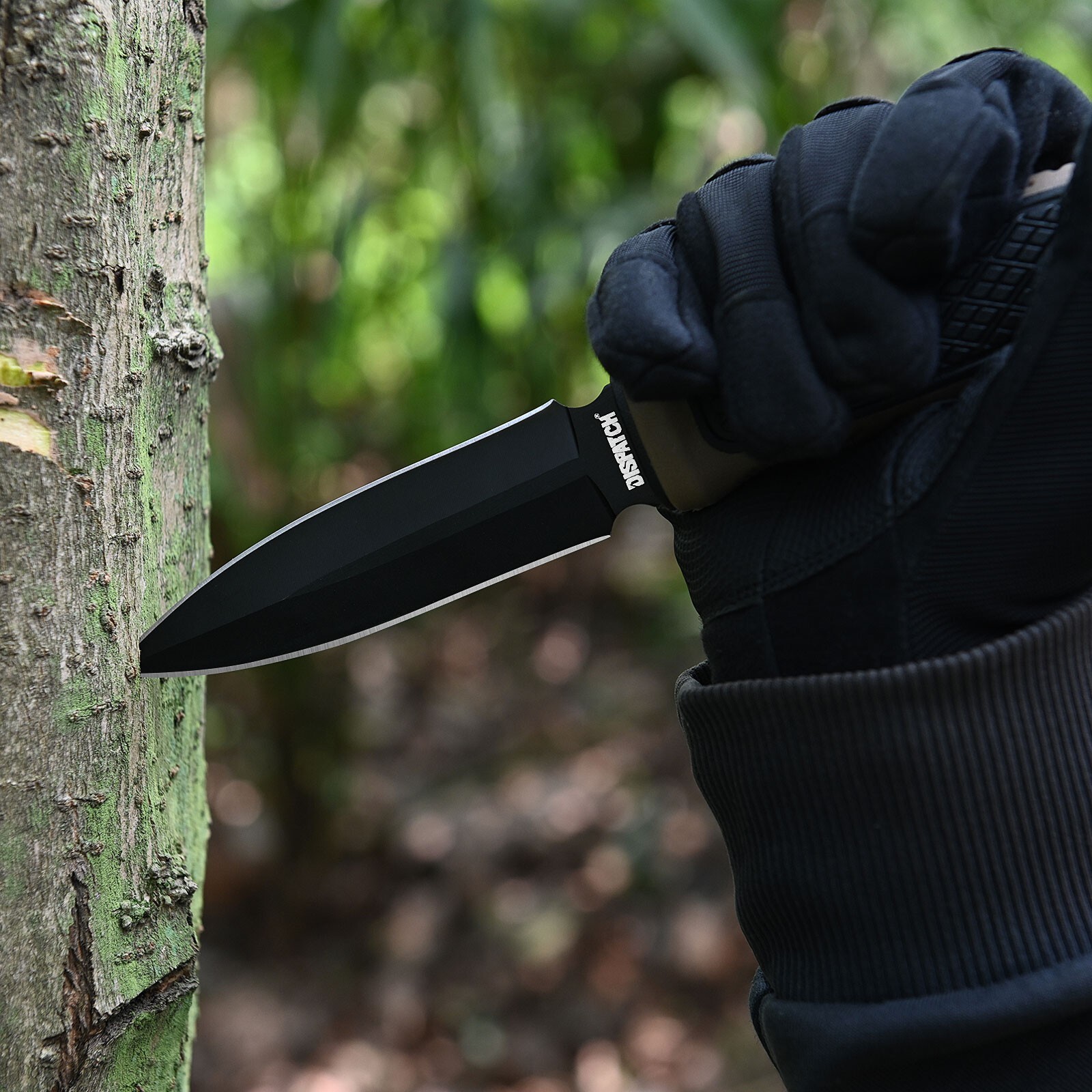 8.7" Double Edge Blade Dagger Fixed Blade Knives with Sheath Self-Defense Knife